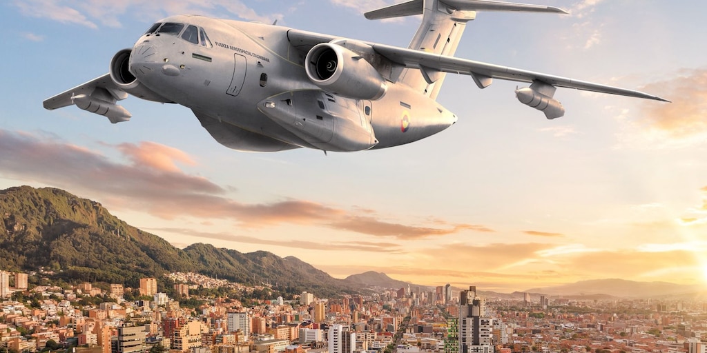 Fuerza Aeroespacial Colombiana firmó acuerdo con empresa brasileña Embraer: compró aviones de transporte KC-390 Millennium