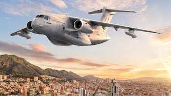Fuerza Aeroespacial Colombiana firmó acuerdo con empresa brasileña Embraer: compró aviones de transporte KC-390 Millennium