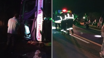 Volcó un colectivo en Corrientes: murió una mujer y 14 personas resultaron heridas