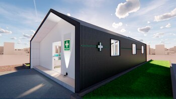 Lanzan una campaña para donar módulos de emergencia a hospitales