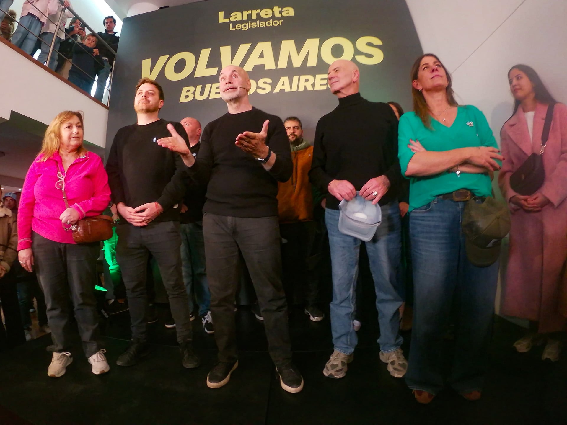 Larreta se mostró ganador en las elecciones (foto Sebastián Alonso)