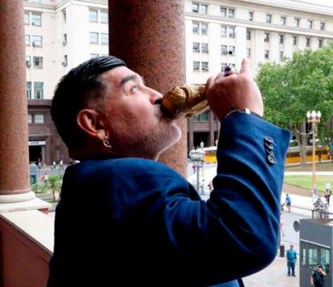 “Nunca tuve una amistad con Diego, pero sí una relación de cariño”, cuenta el fotógrafo (Foto/Víctor Bugge)