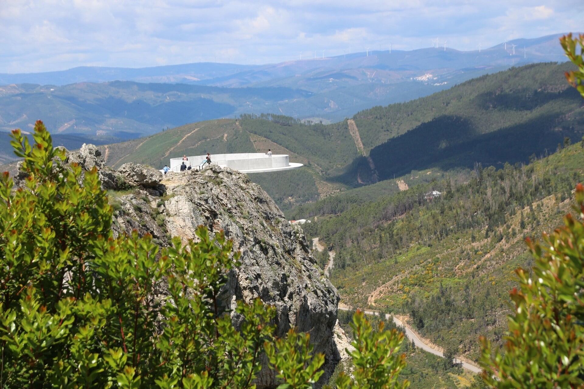 Miradouro de Zebro, en Portugal (Centro de Portugal).