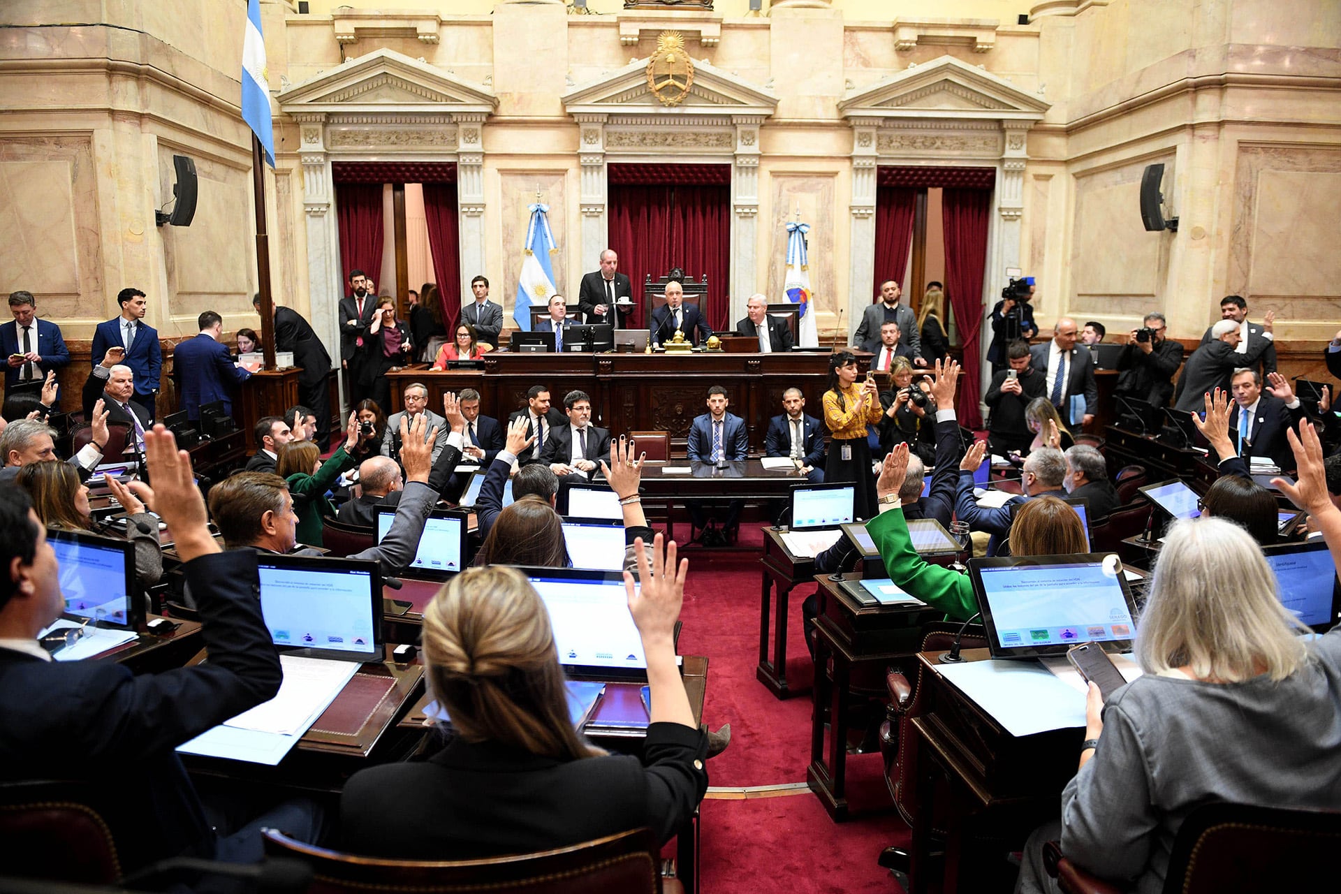 El gobierno sigue sin poder afirmarse en el Congreso
(Mario Mosca / Comunicación Institucional Senado.-)