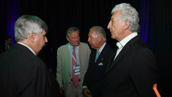 Funes con Miguel Ángel Rodríguez,