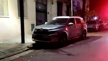 El móvil policial chocó contra