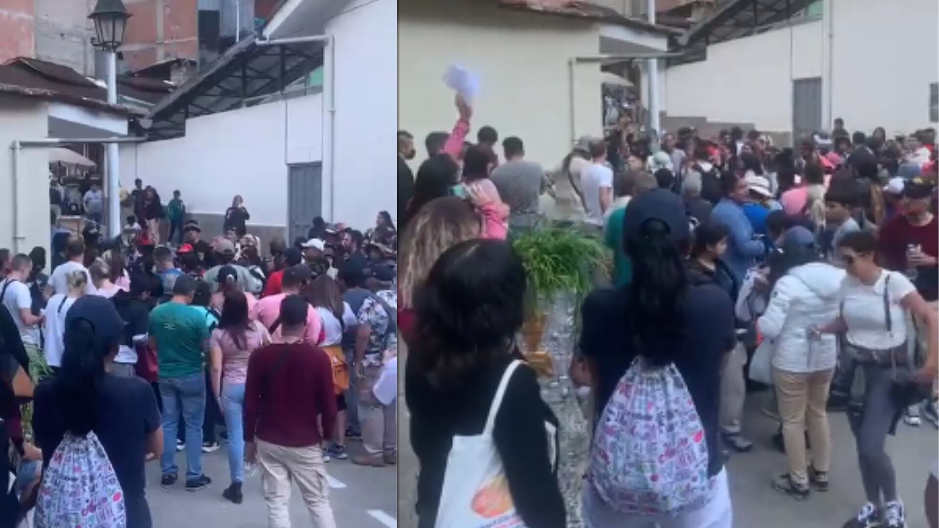 Se forman largas colas para entradas a Machu Picchu|Captura de video de Juan Stoessel Florez.