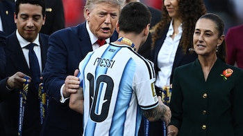 Claudia Sheinbaum relata su encuentro con Messi al entregar el Balón de Oro a Rodri