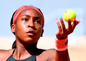 En la imagen, la tenista