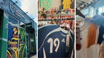 Mundial 2026 |Hincha colombiano en EE. UU. mostró la tienda que es considerada “el paraíso” de los coleccionistas de camisetas de fútbol: “Hay de todo”