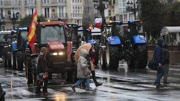 Los tractores toman Santander para