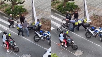 Por no tener papeles, motociclista