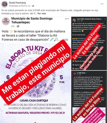 Becky Bios denunció que el