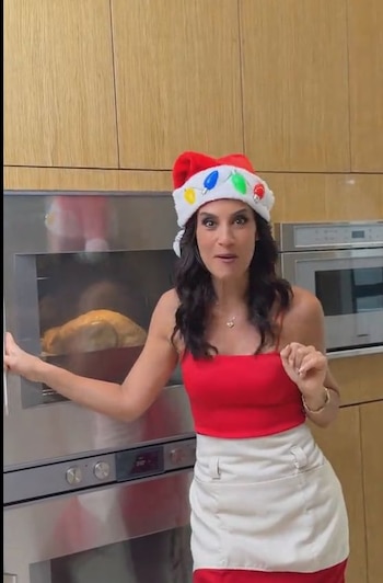 Tras probar el pavo, María