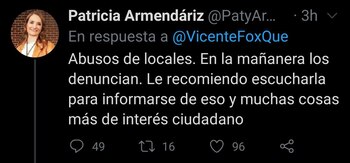 La extiburona Paty Armendáriz recomendó