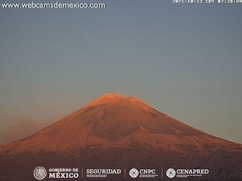 El Popocatépetl es uno de los volcánes más emblemáticos del país (Cenapred)