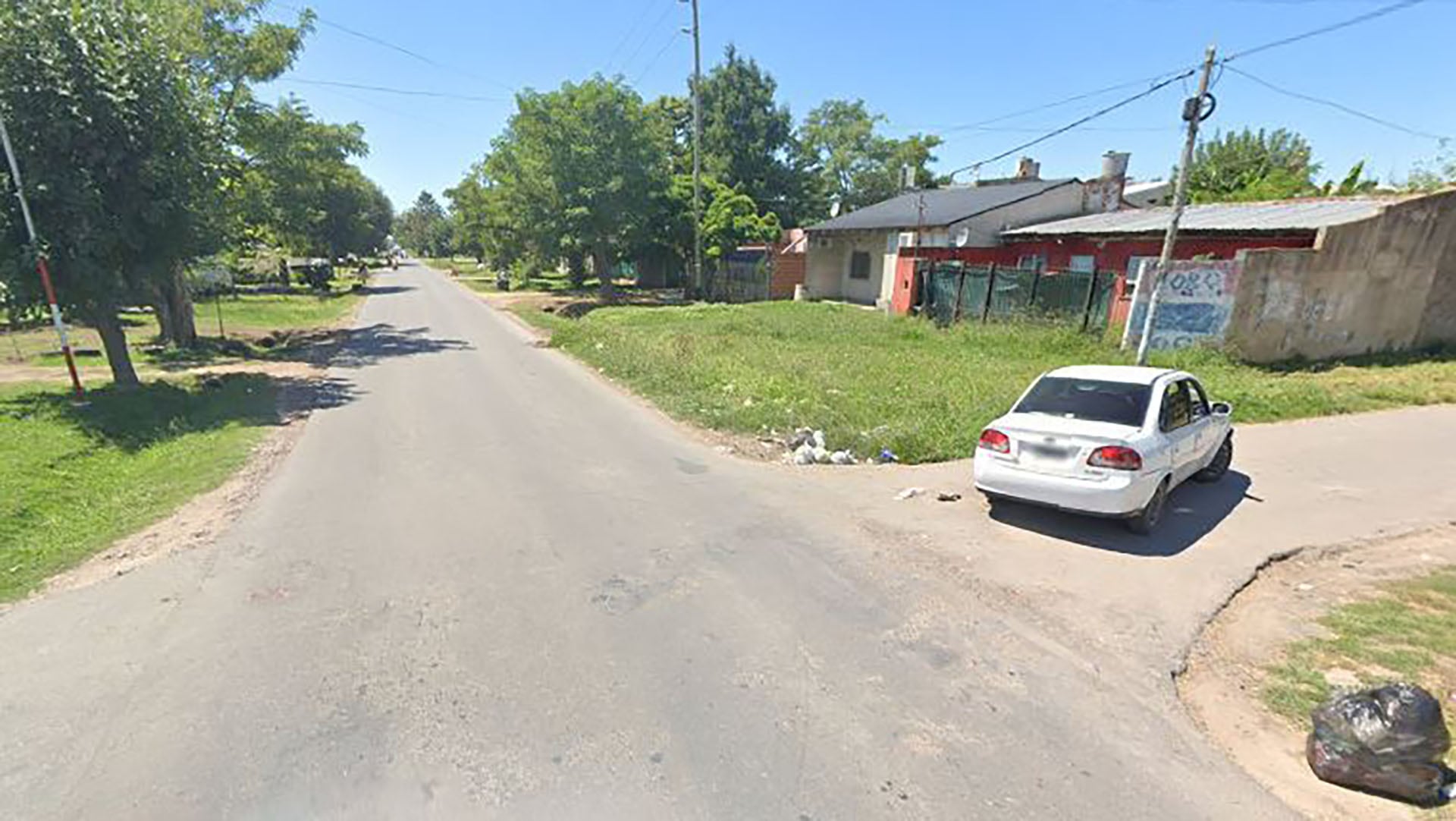 La calle de Los Hornos donde ocurrió el crimen