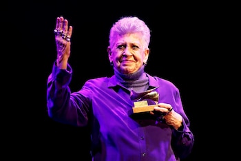 La actriz española Pilar Bardem recibe el premio Mujeres en Unión durante la 29 edición de los Premios de la Unión de Actores y Actrices en el Teatro Circo Price, en Madrid. EFE/ Mariscal/Archivo