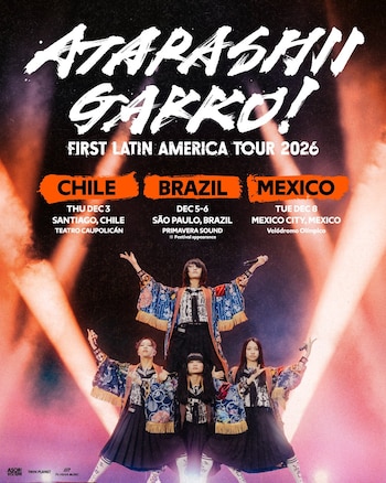 Chile, Brasil y México son las ciudades de LATAM en las que se presentará ATARASHII GAKKO!