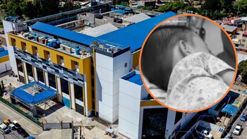 Menor de cinco meses sufrió