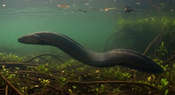 Las anguilas eléctricas generan descargas