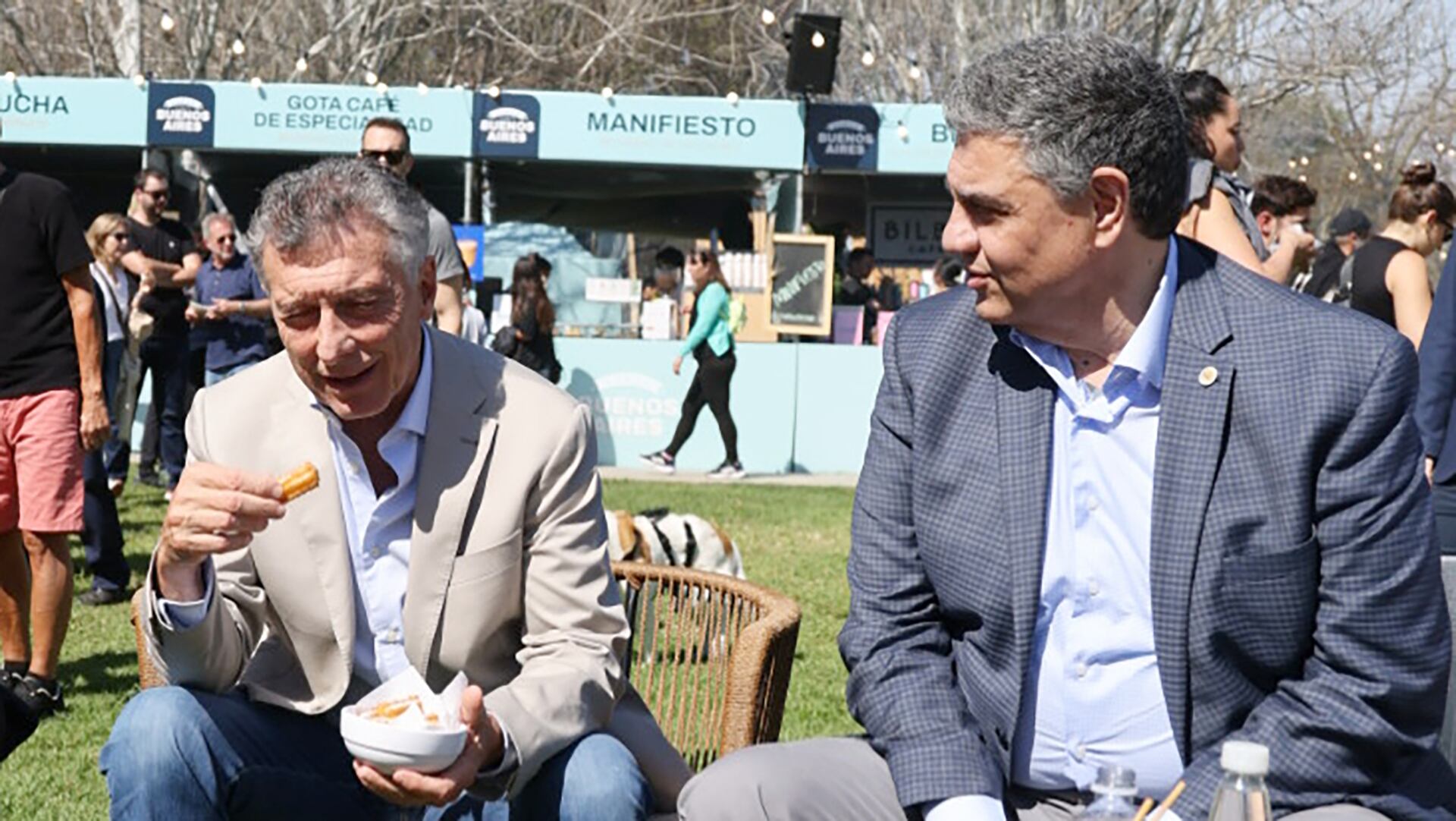 Mauricio y Jorge Macri