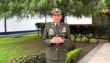 La coronel (r) María Elena