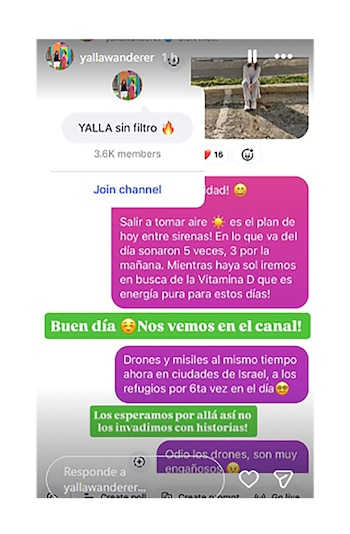 "Drones y misiles al mismo