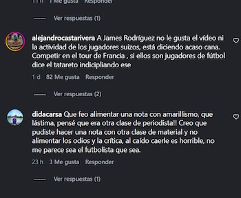 El comunicador recibió comentarios de apoyo por su referencia al capitán de la selección Colombia, y fuertes críticas por su indirecta-crédito Instagram