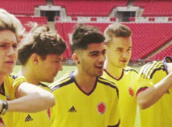 Liam Payne visitó Colombia en