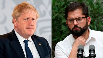 Boris Johnson y Gabriel Boric