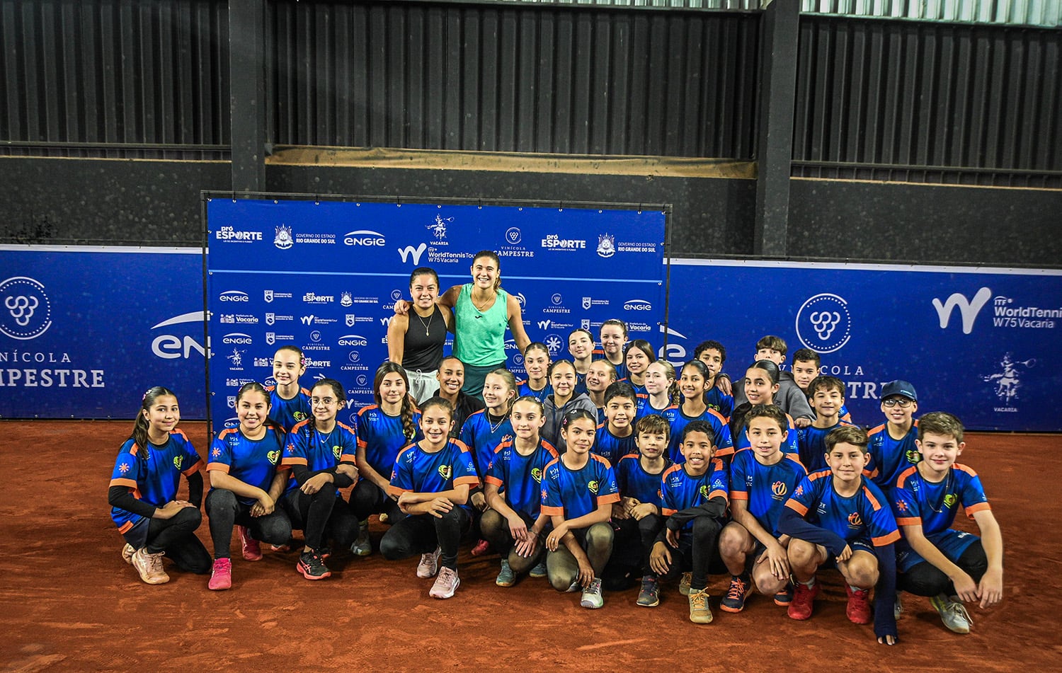 Julia Riera coronó una gran semana en Brasil (Crédito: Felipe Vargas / Prensa Vacaria Open)