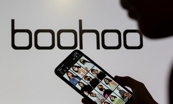 La aplicación Boohoo en un