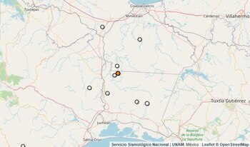 Temblor reportado en Oaxaca.
(SSN)