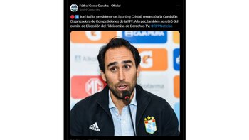 Joel Raffo renunció a sus