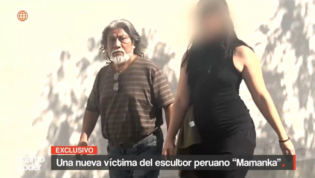 Cuarto Poder presenta el testimonio de otra joven que acusa a ‘Mamanka’ de abusos cuando era adolescente. Captura: América TV.