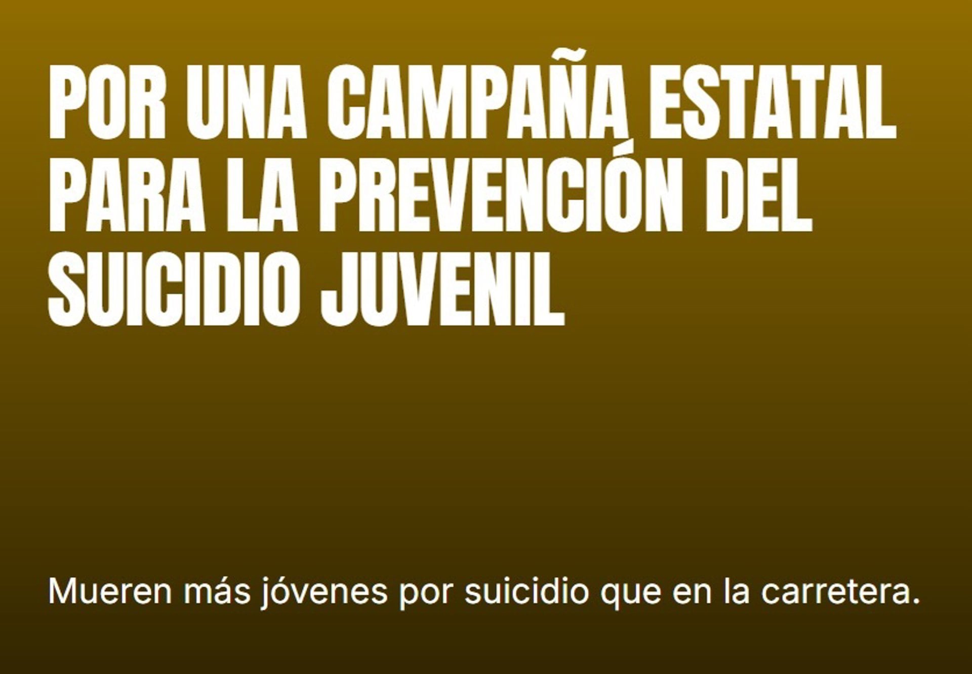 Lanzan 'La Última Foto' para prevenir suicidio en el Día Mundial de la Prevención