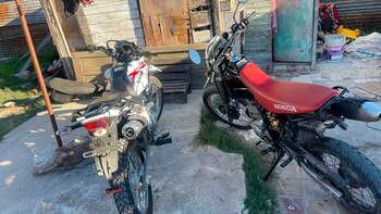 Las motos incautadas