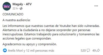 Comunicado de Magaly TV: La