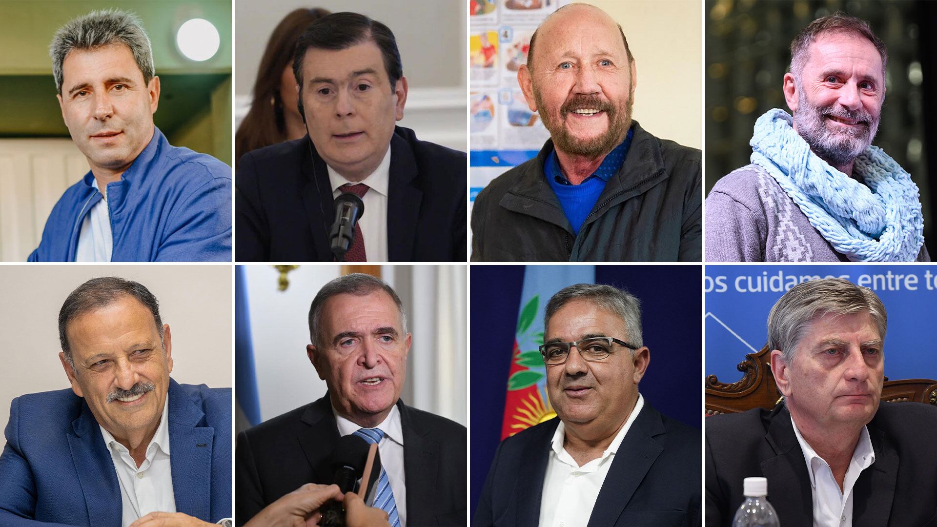 Sergio Uñac - Gerardo Zamora - Gildo Insfrán - Juan Carlos Molina - Ricardo Quintela - Osvaldo Jaldo - Raúl Jalil - Sergio Ziliotto