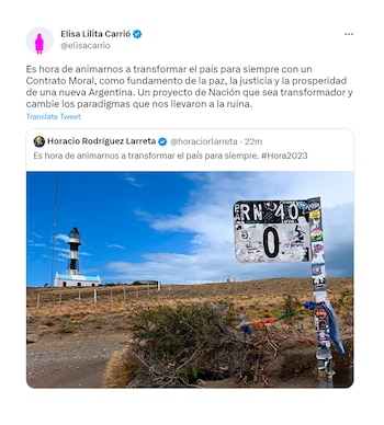 El respaldo de Elisa Carrió