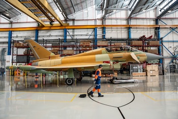 Primer avión Eurofighter Halcon de España (Airbus Defense)
