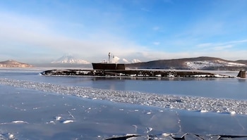 El submarino nuclear Vladimir Monomakh