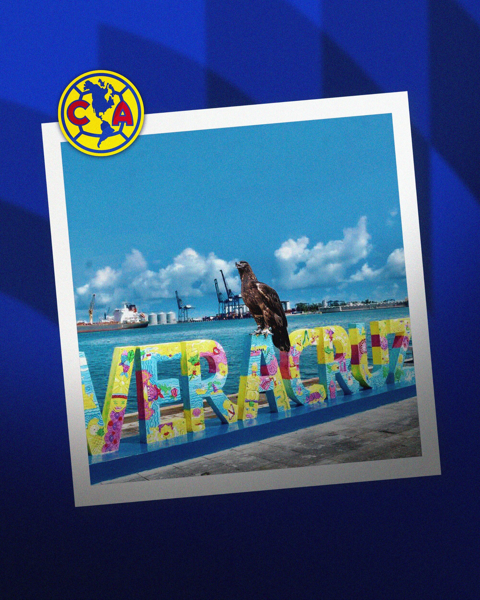 El nuevo refuerzo del América es originario de Veracruz, por lo que su presentación tocó el estado. Imagen cuenta de X @ClubAmerica