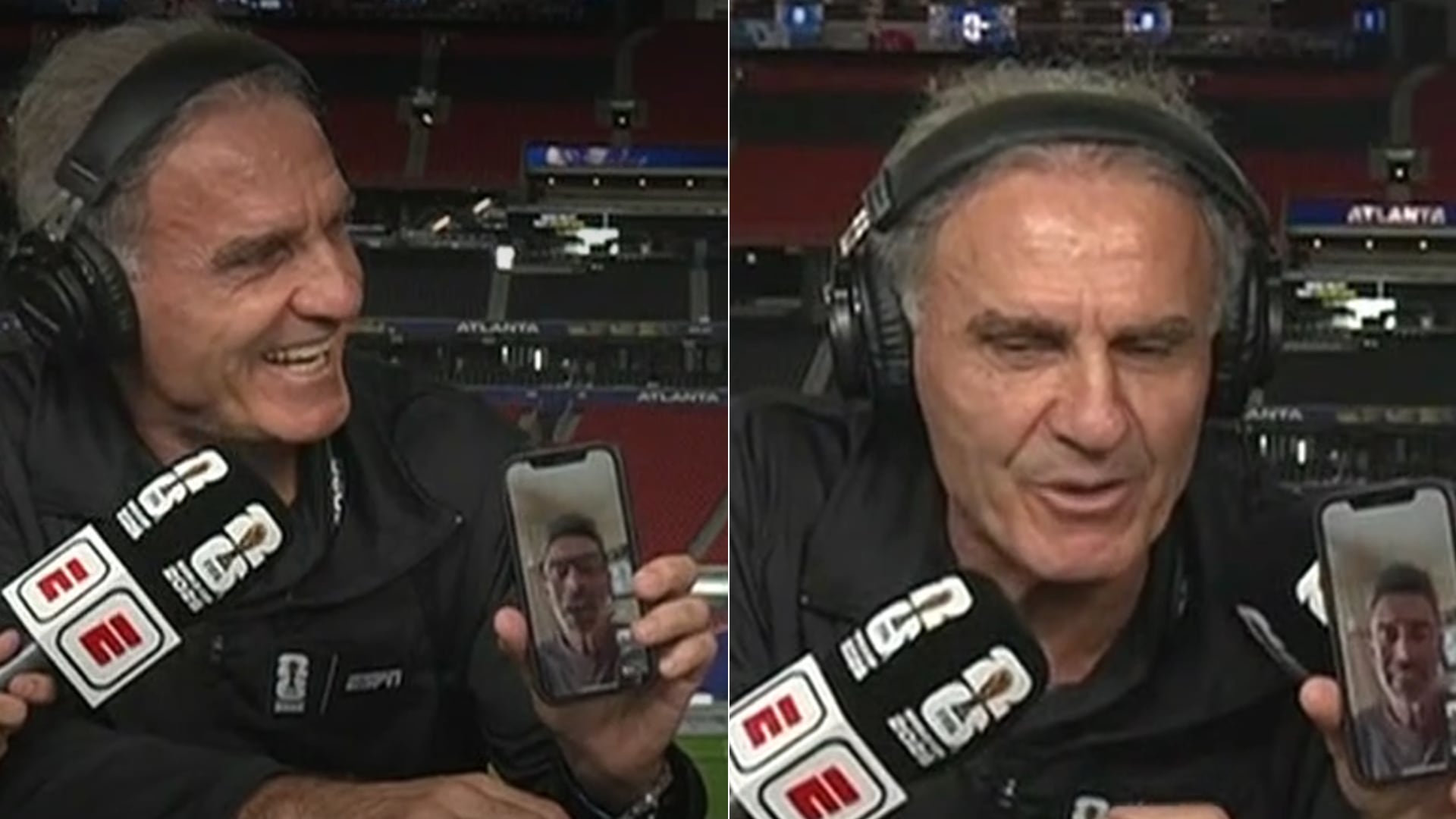 La secuencia de la conversación entre Ruggeri y Gary Stevens