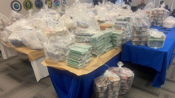 Drogas incautadas como parte de