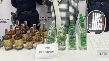 Autoridades hallaron 41 botellas de