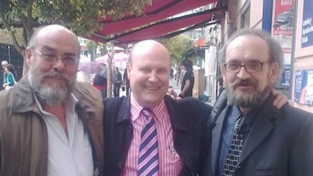 Manuel Rosa Recuerda (i), José Carlos Piñeiro (c) y José Morata (d) (foto cedida)