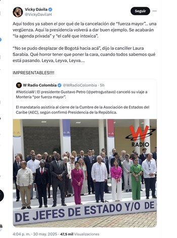 La aspirante a la Presidencia,