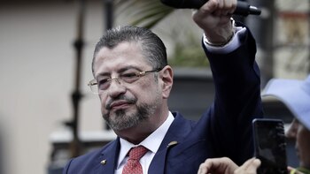 El presidente de Costa Rica